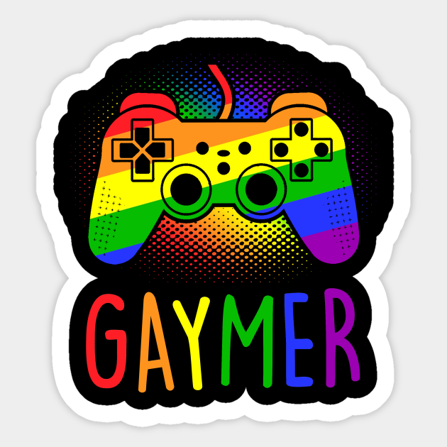 Gaymer Gay Pride Flag LGBT Gamer LGBTQ Gaming Gamepad Gaymer Gay